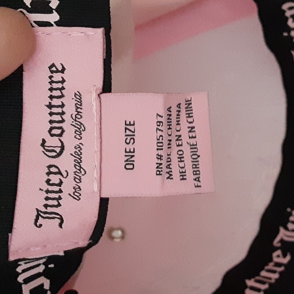 Juicy Couture Pink Rhinestone Hat - Picture 7 of 7